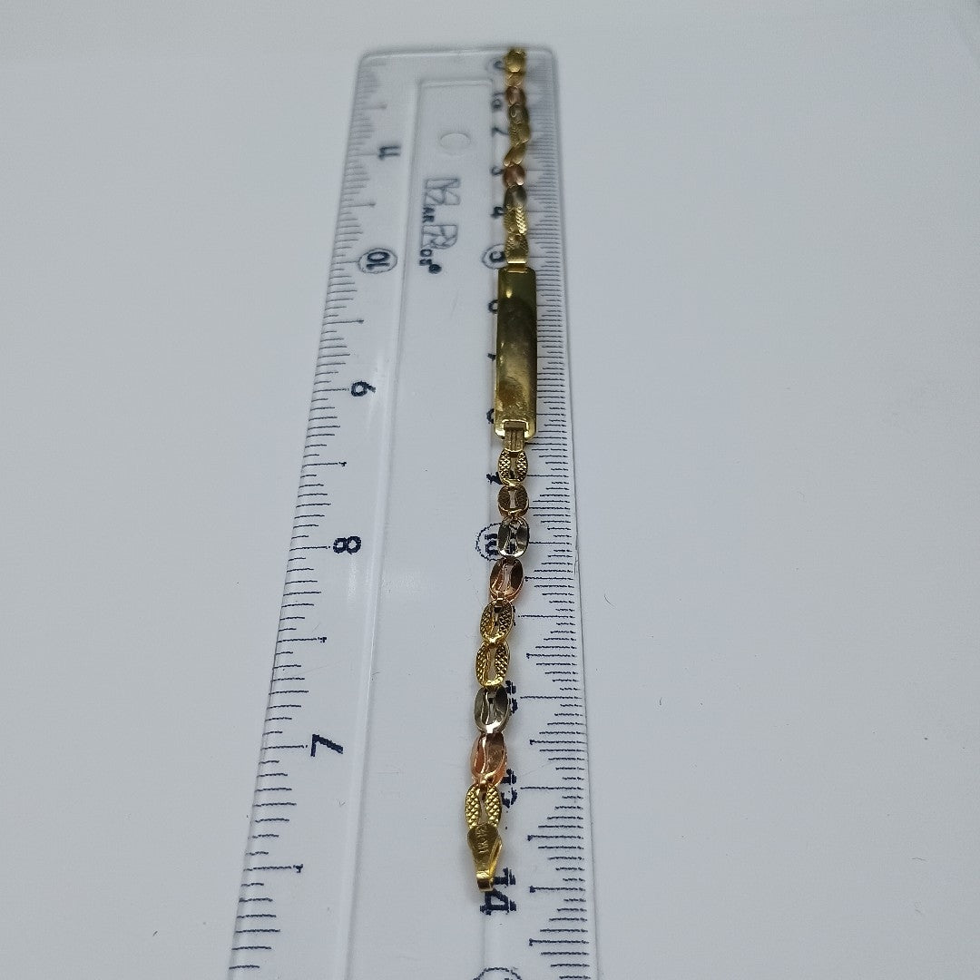ESCLAVA ORO 14 K 3.1 GRMS (SEMINUEVO)