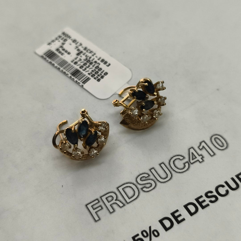 ARETES PAR ORO 8 K 4.3 GRMS (SEMINUEVO)