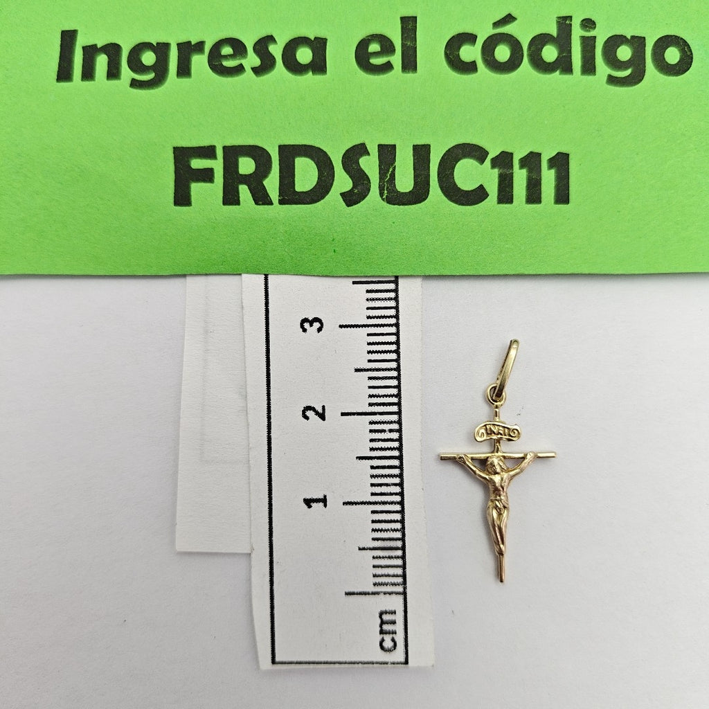 CRUCIFIJO ORO 8 K 0.7 GRMS (SEMINUEVO)