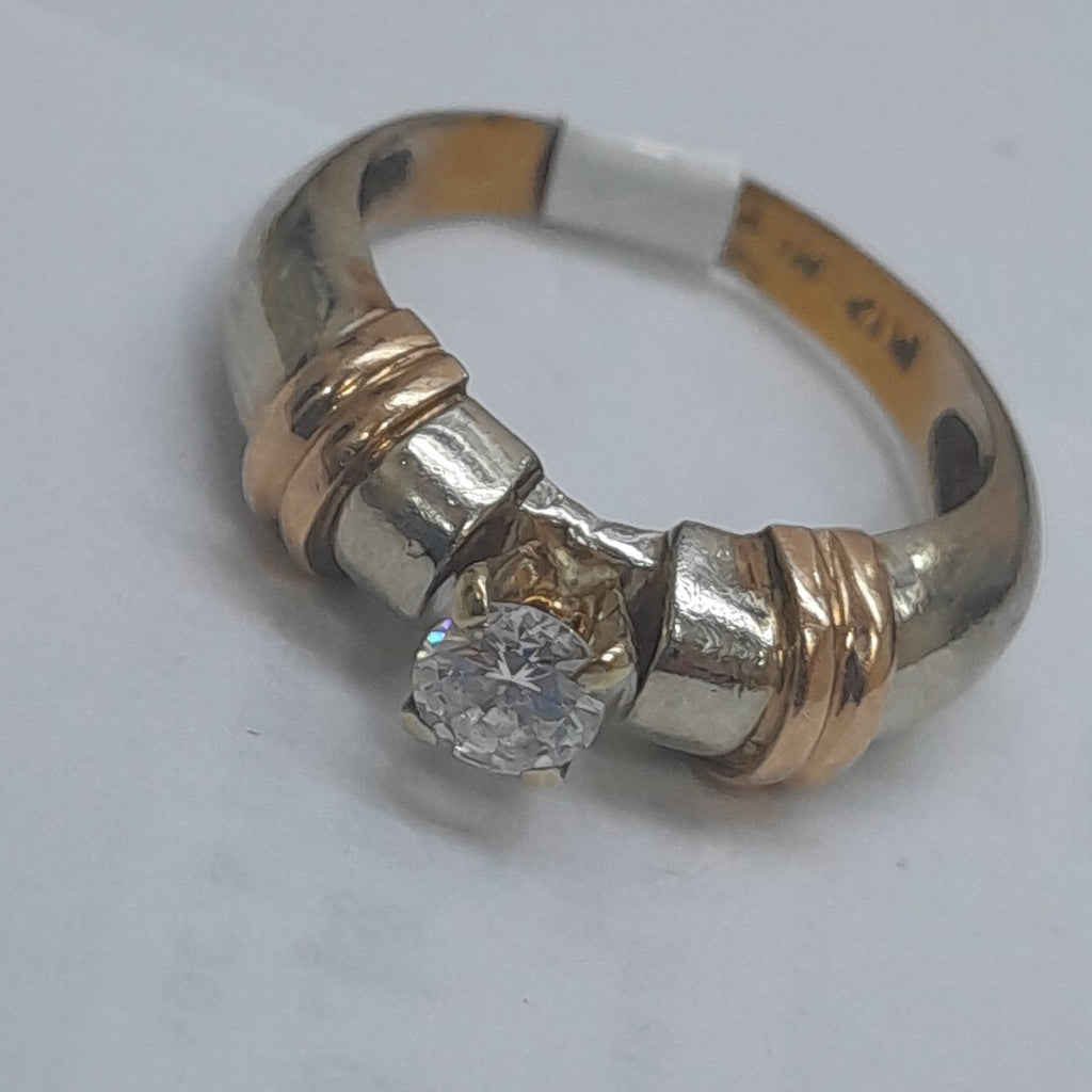ANILLITO ORO BLANCO 10 K 4.3 GRMS (SEMINUEVO)