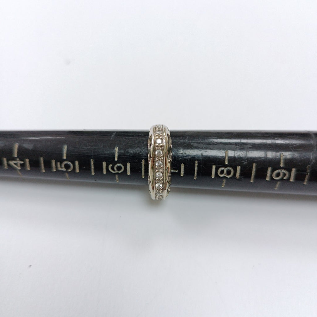 ANILLO ORO BLANCO 14 K 5 GRMS (SEMINUEVO)
