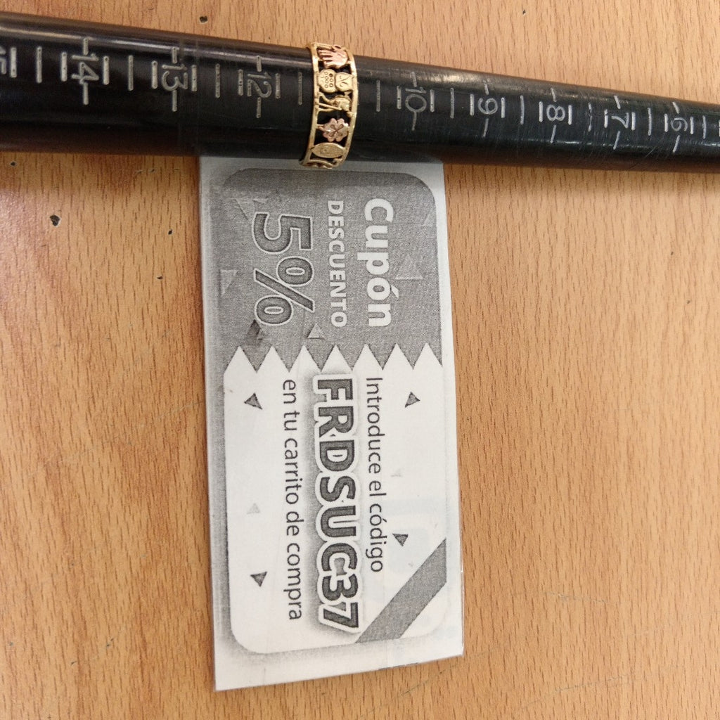 ARGOLLA DE LA SUERTE ORO 8 K 3.1 GRMS (SEMINUEVO)