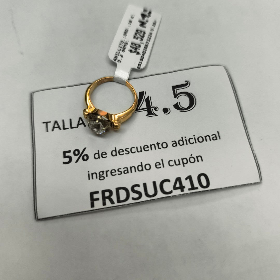 ANILLITO ORO 18 K 5.2 GRMS (SEMINUEVO)