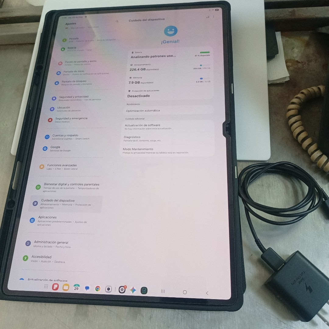 TABLETA SAMSUNG GALAXY TAB S10 ULTRA SM-X920 (2024) 256 GB 12 GB RAM (SEMINUEVO)