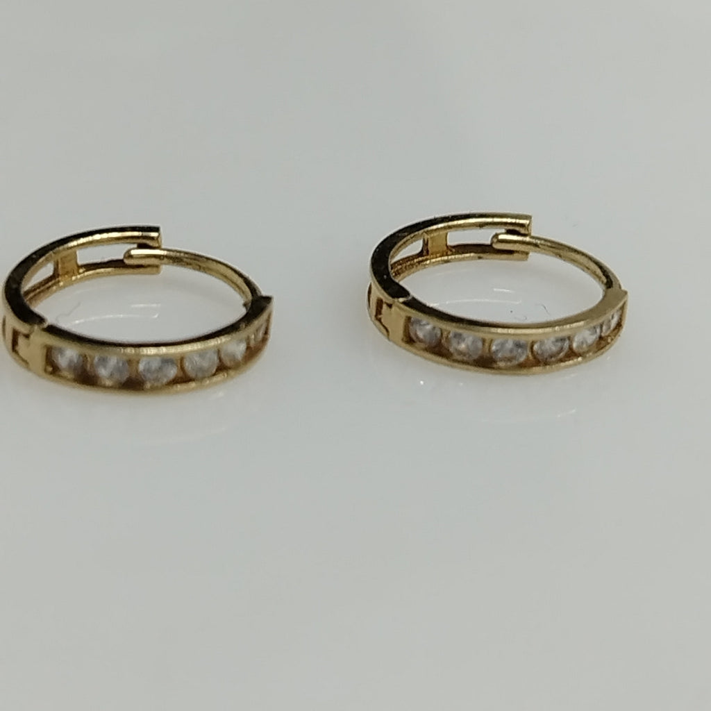 ARRACADAS PAR ORO 10 K 0.7 GRMS (SEMINUEVO)