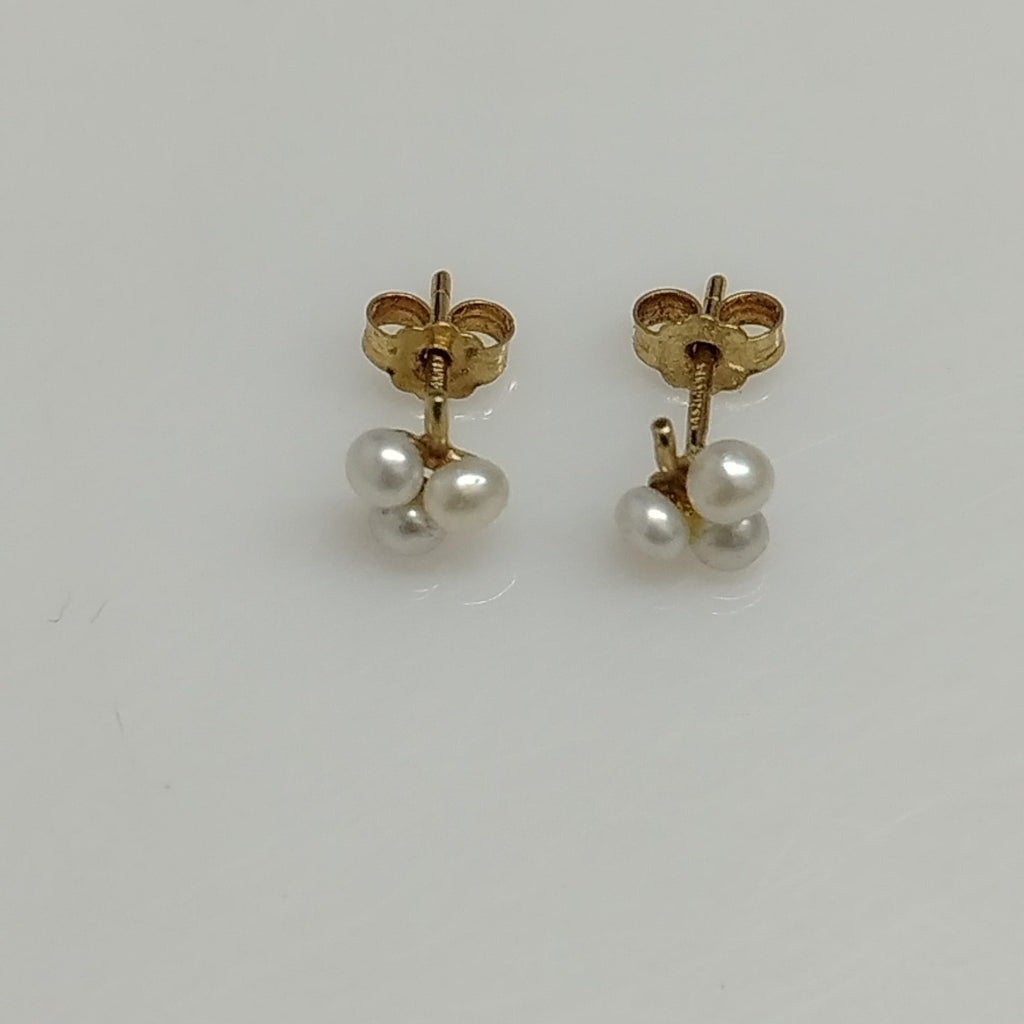 BROQUELES PAR ORO 14 K 1,00 GRMS (SEMINUEVO)