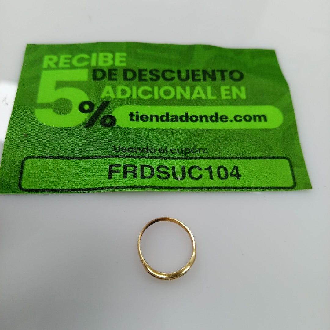 ANILLITO ORO 14 K 1.6 GRMS (SEMINUEVO)