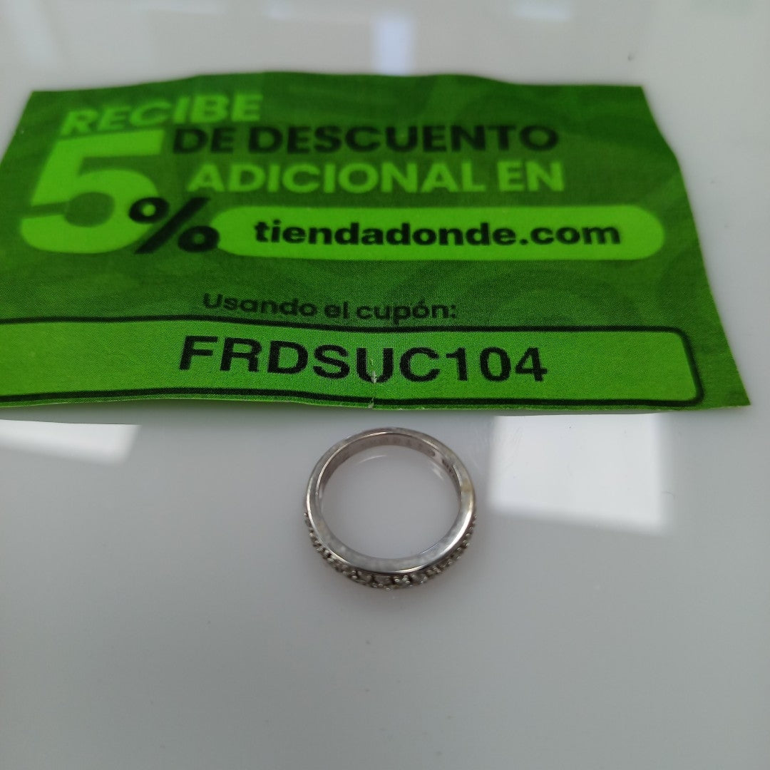 ANILLITO ORO BLANCO 18 K 4.8 GRMS (SEMINUEVO)