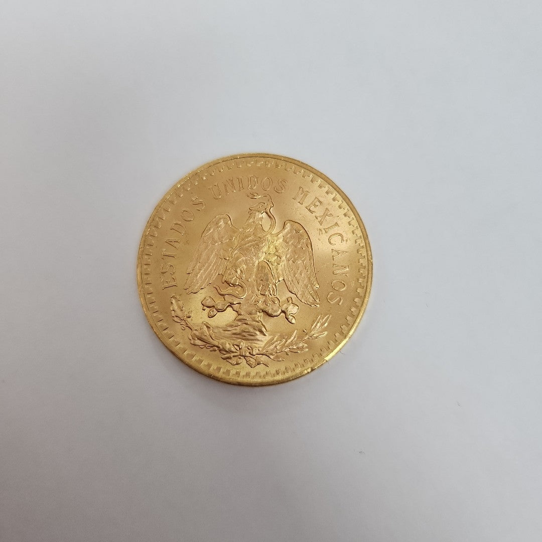 K1 41,60 GRMS 21 K IDENTIFICACIÓN MONEDA NOMINATIVA MONEDAS PESOS 50 PESOS (SEMINUEVO)