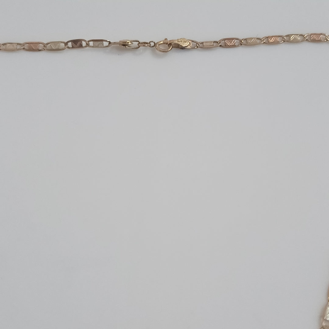 CADENA ORO COMBINADO 10 K 3.6 GRMS (SEMINUEVO)