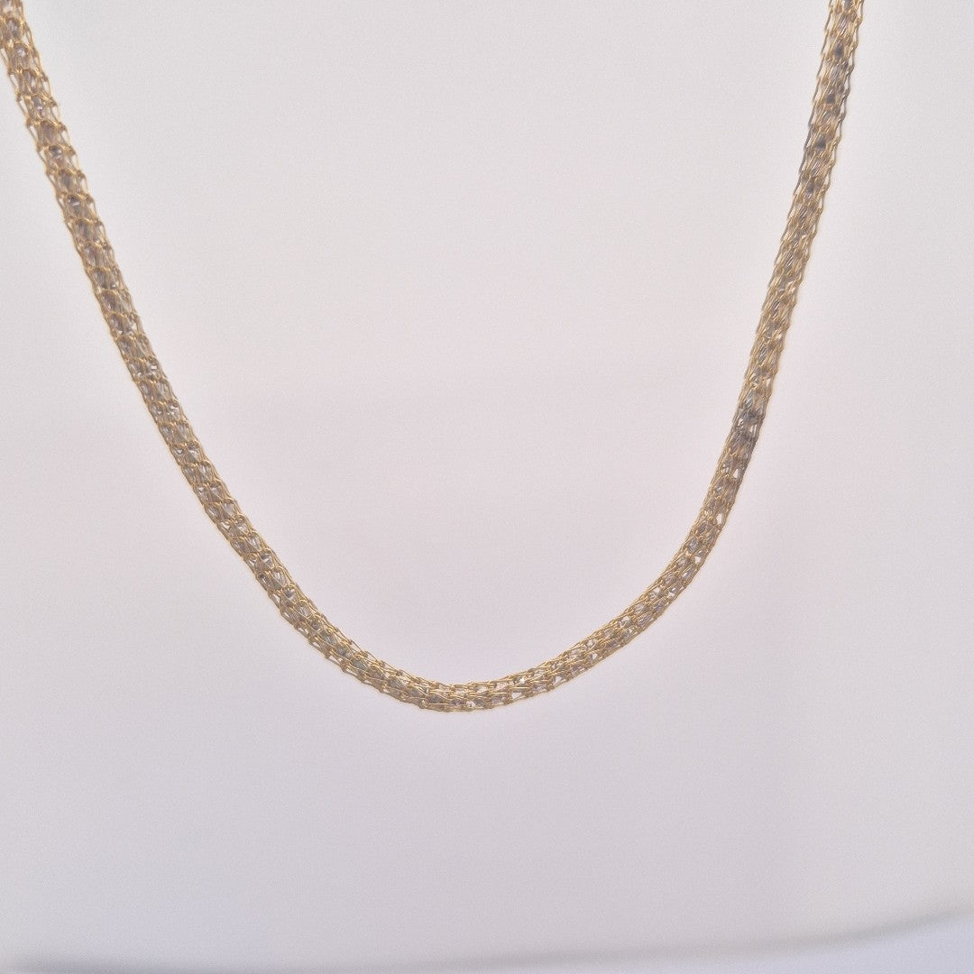 GARGANTILLA ORO,ORO BLANCO 18 K 11,80 GRMS (SEMINUEVO)