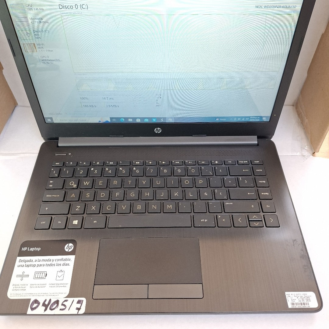 LAPTOP HP 14-CM0030LA (2024) 2 TB 8 GB RAM (SEMINUEVO)