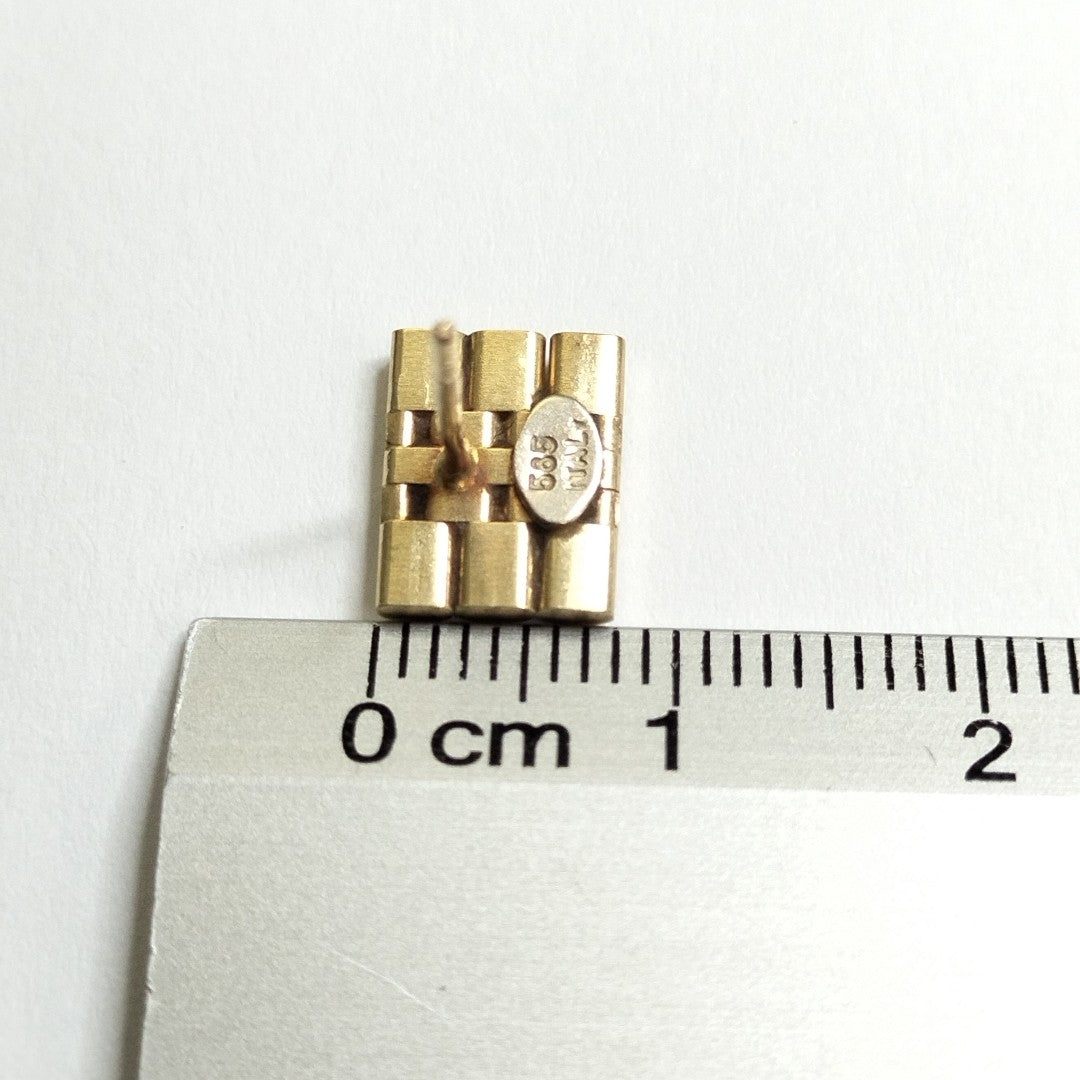 BROQUELES PAR ORO 14 K 2.5 GRMS (SEMINUEVO)