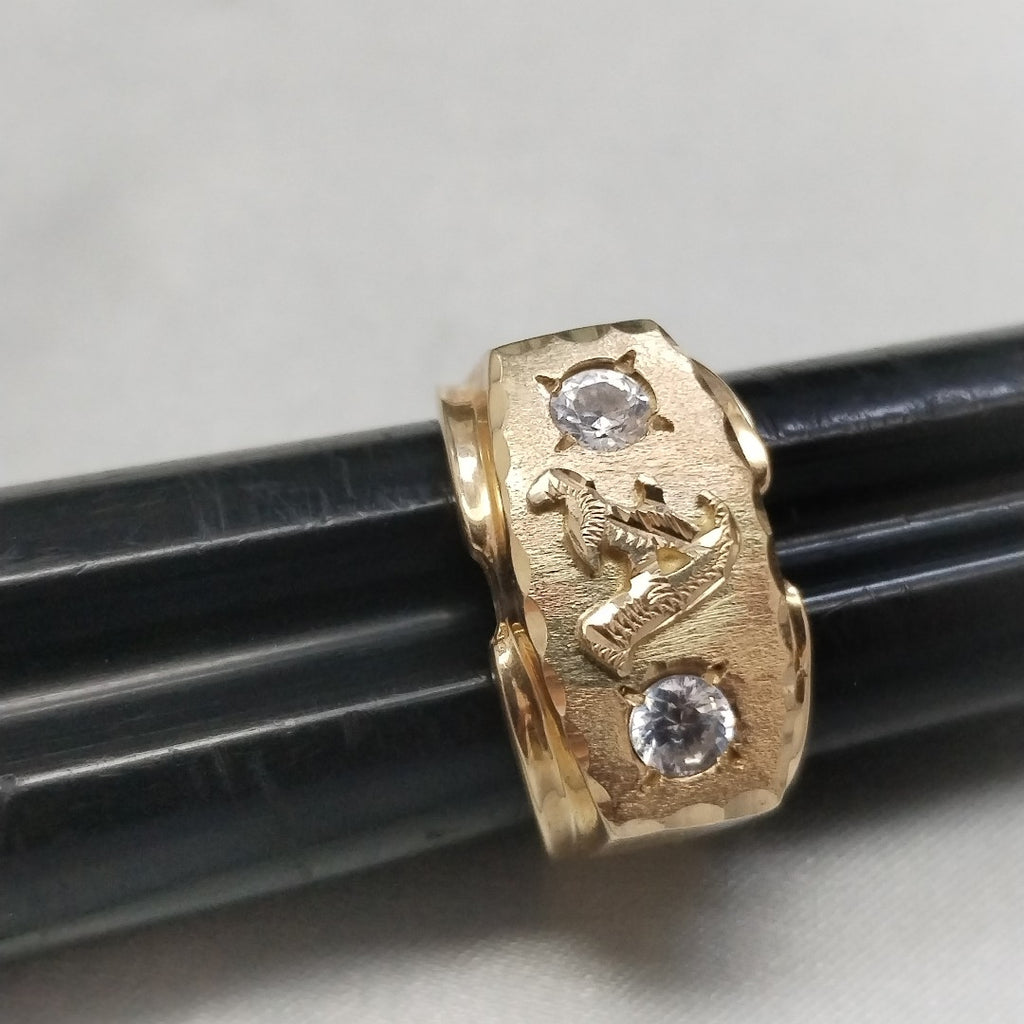 ANILLO ORO 10 K 9,80 GRMS (SEMINUEVO)