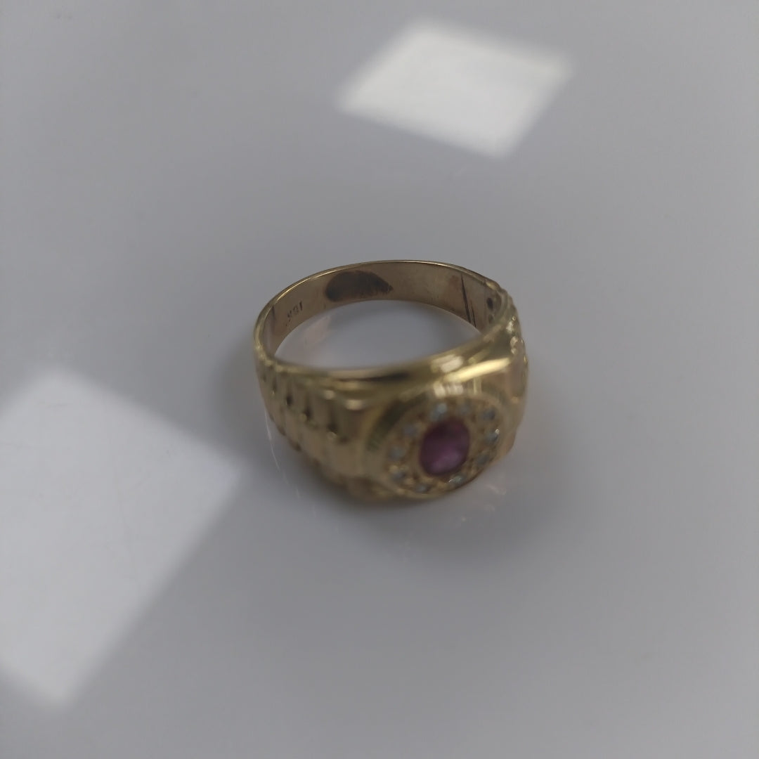 ANILLO ORO 14 K 9.7 GRMS (SEMINUEVO)