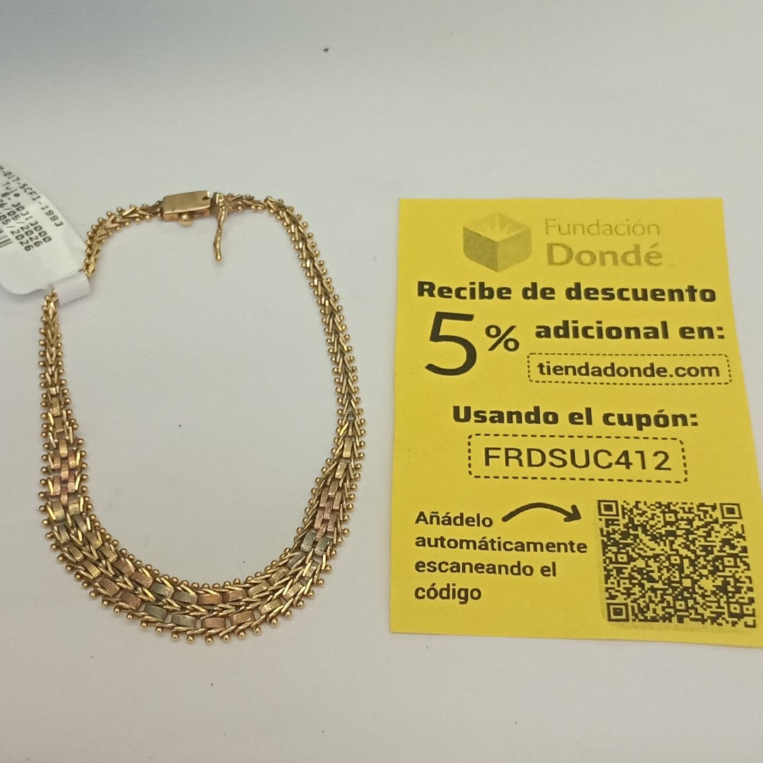 PULSERA ORO 14 K 7,10 GRMS (SEMINUEVO)