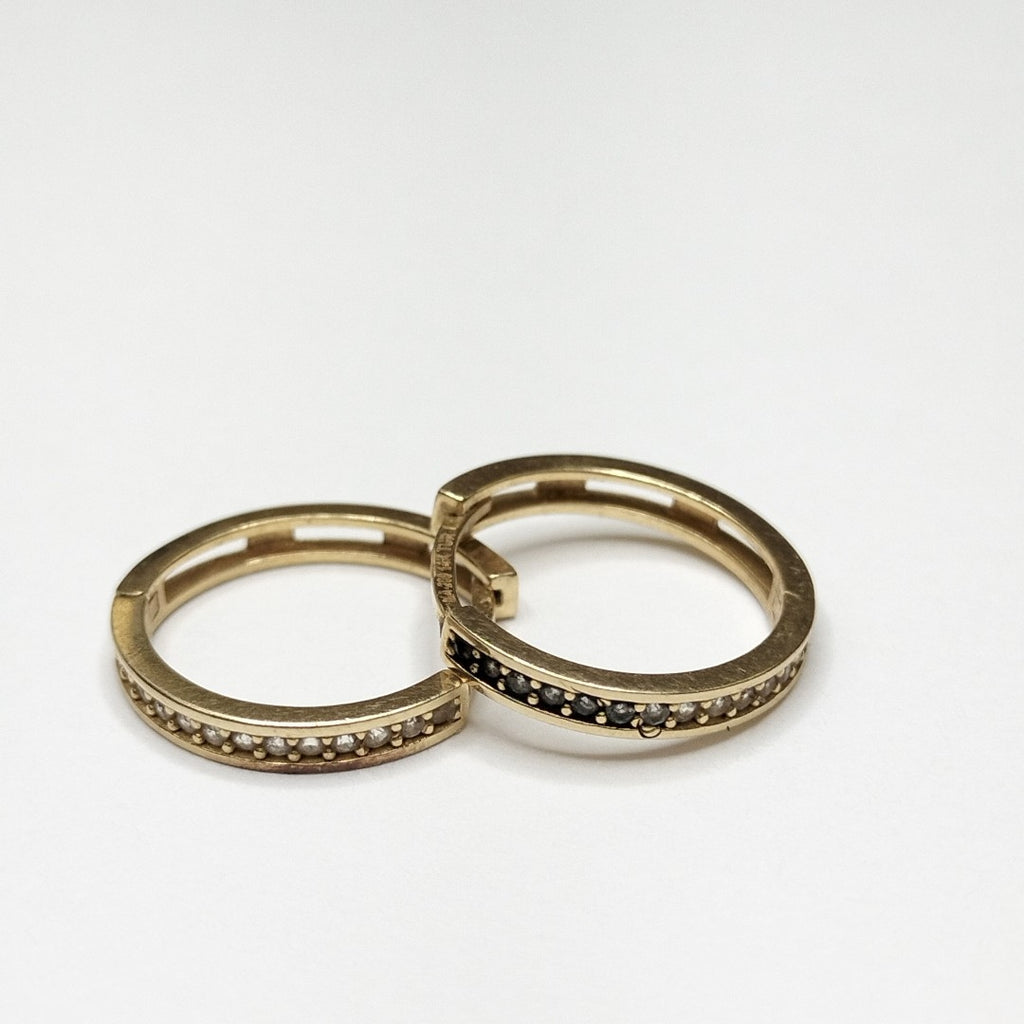 ARRACADAS PAR ORO 14 K 1,50 GRMS (SEMINUEVO)