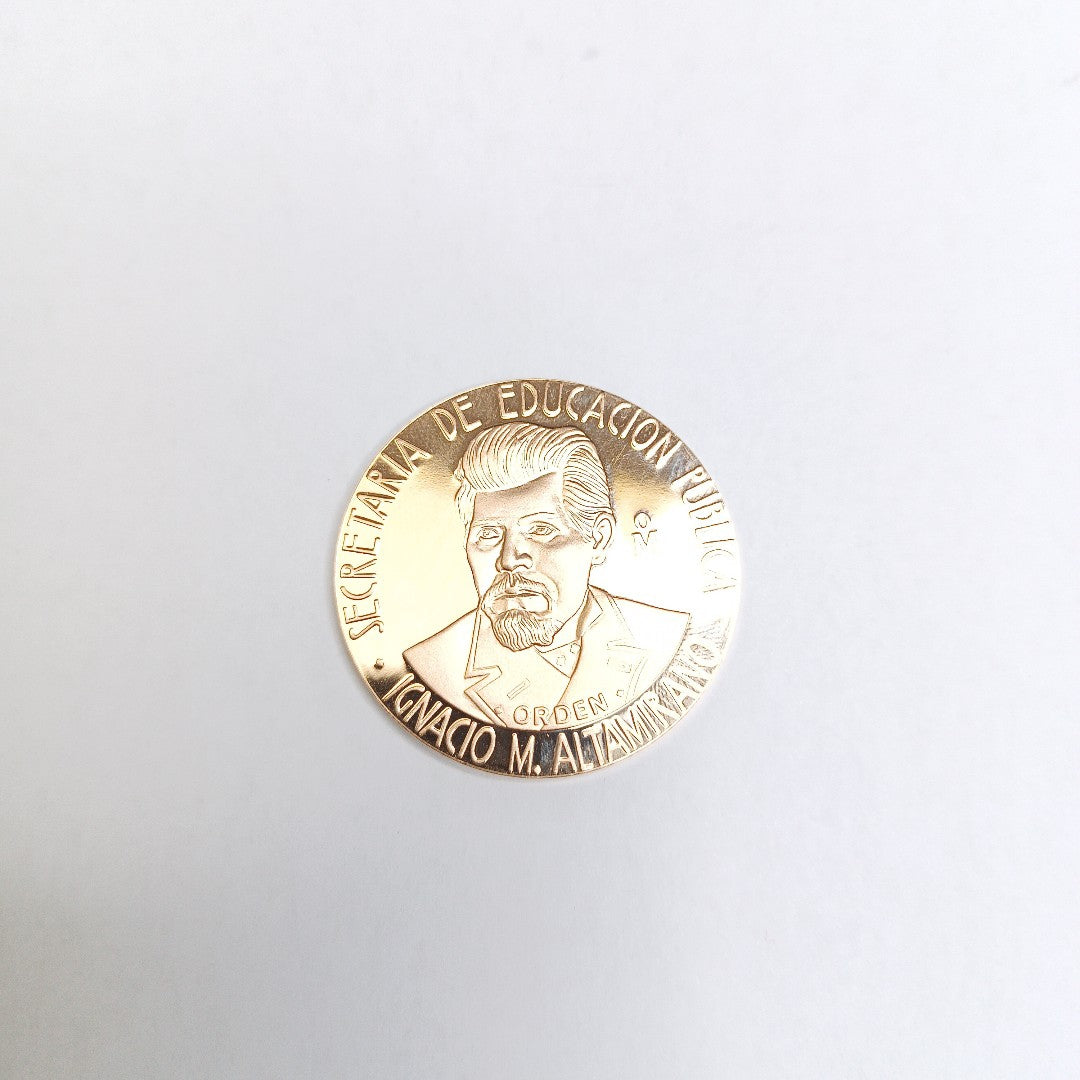 MEDALLA CONMEMORATIVA ORO 21 K 42,00 GRMS (SEMINUEVO)