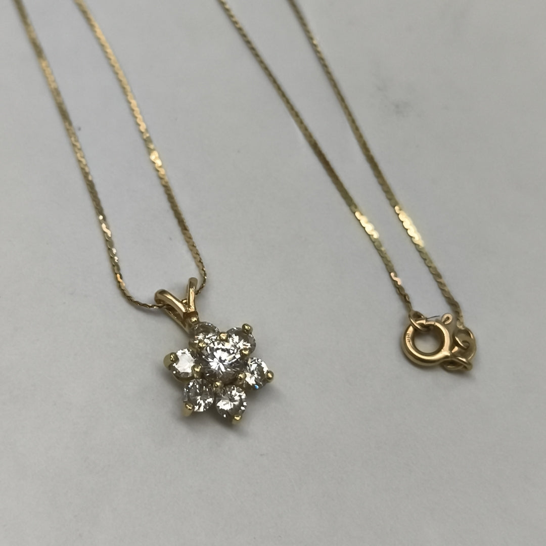 COLLAR ORO 14 K 2.6 GRMS (SEMINUEVO)