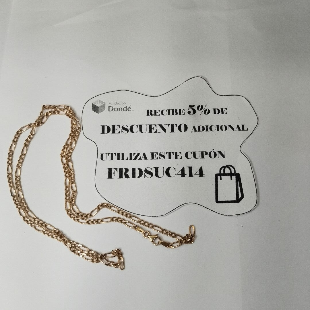 CADENA ORO 14 K 5.4 GRMS (SEMINUEVO)