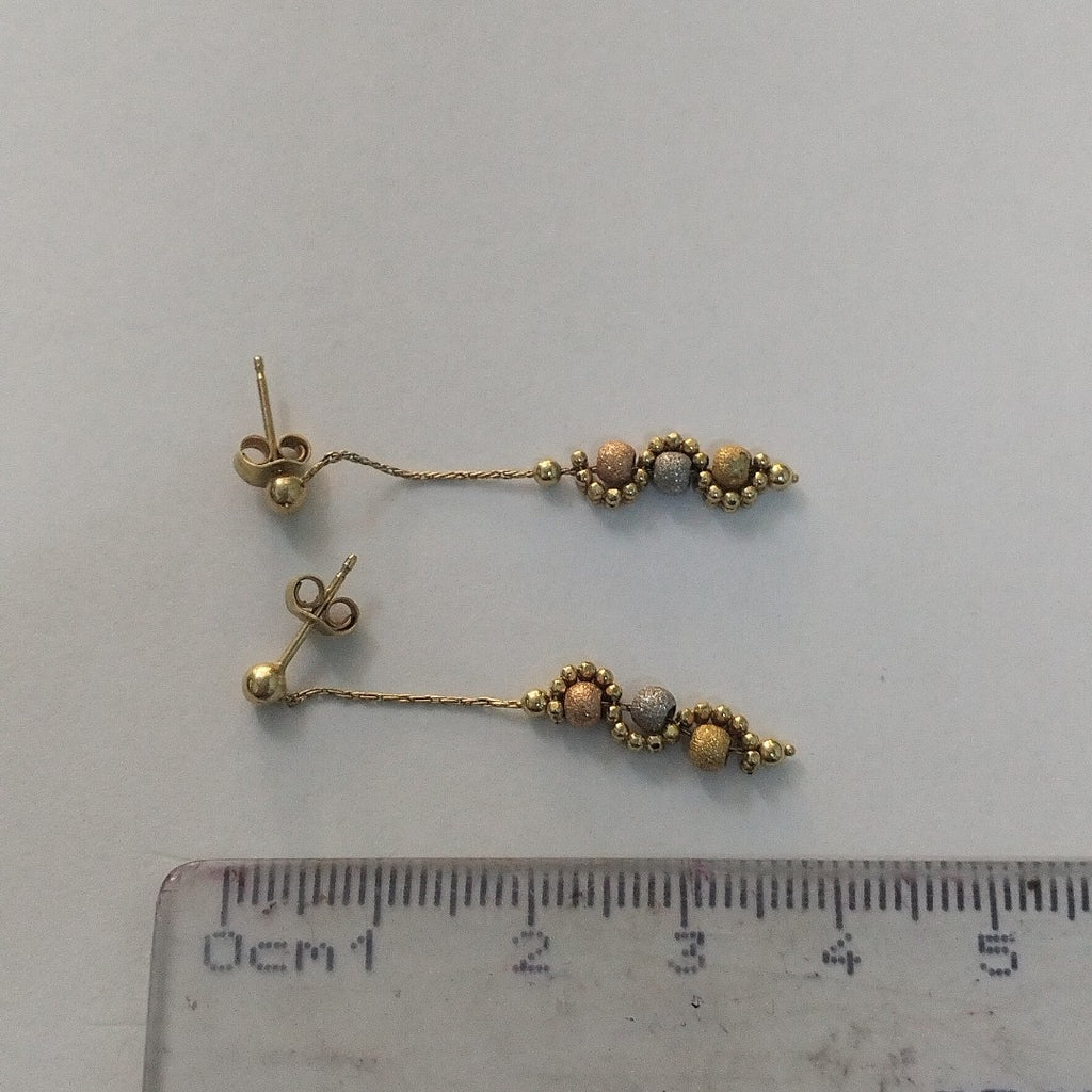 ARETES PAR ORO 14 K 1.5 GRMS (SEMINUEVO)