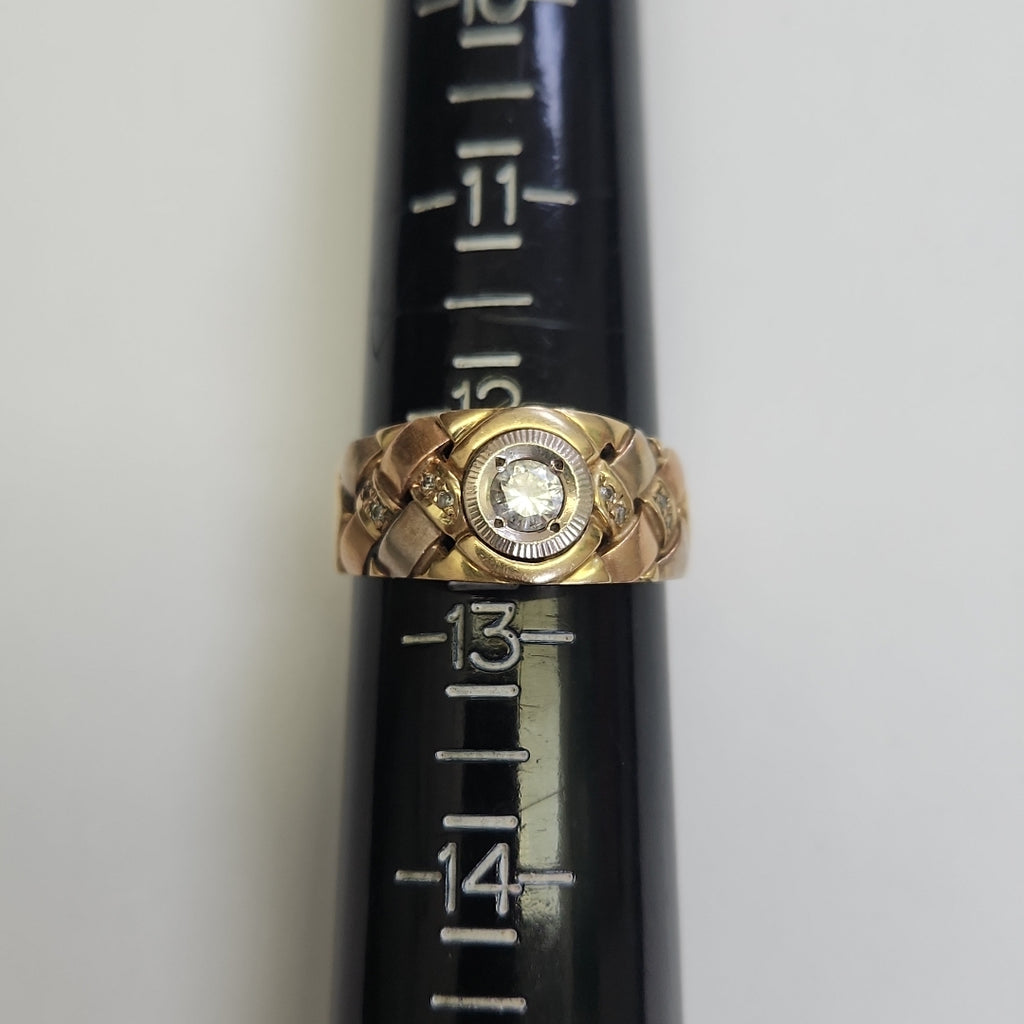 ANILLO ORO 10 K 10.6 GRMS (SEMINUEVO)