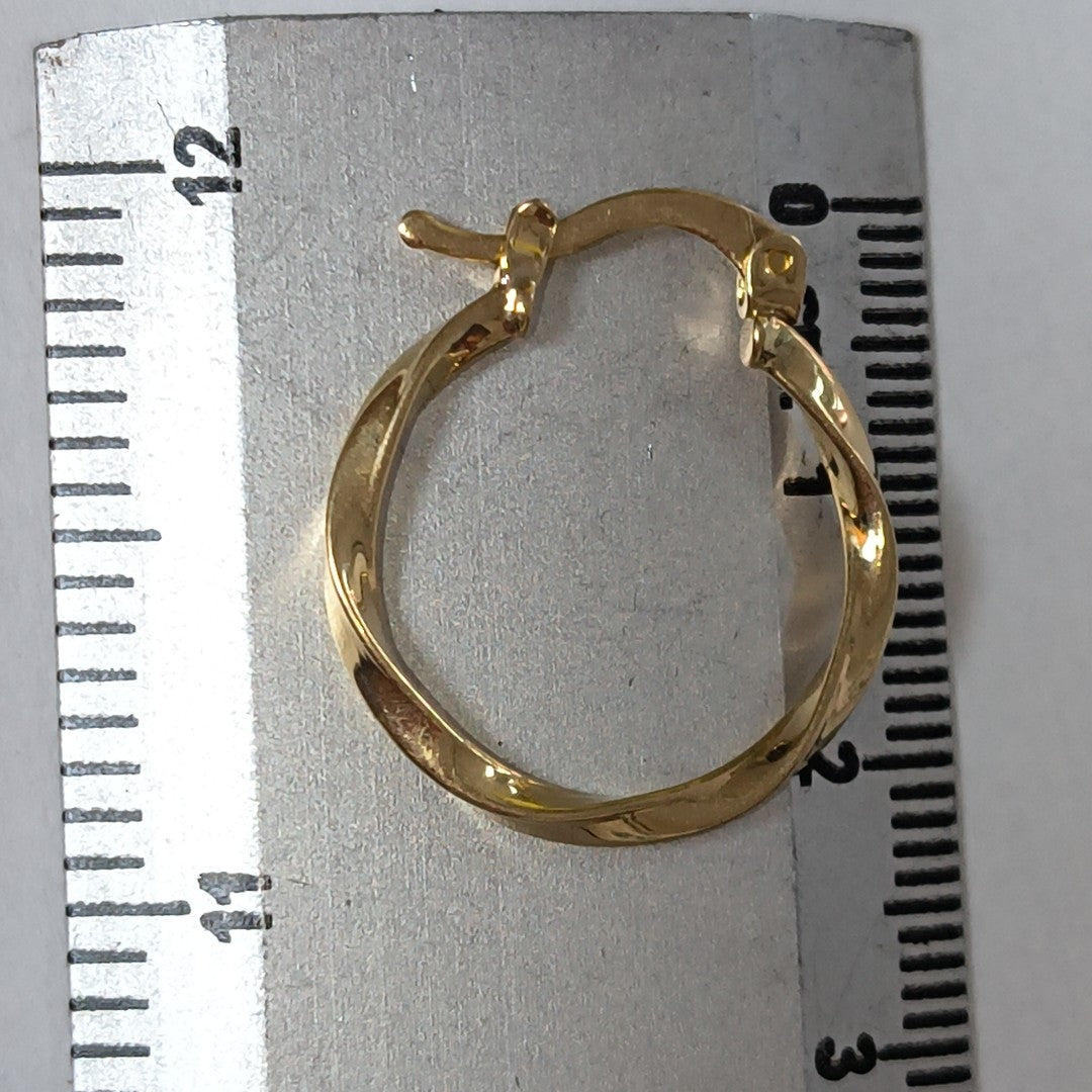 ARRACADAS PAR ORO 10 K 1.5 GRMS (SEMINUEVO)