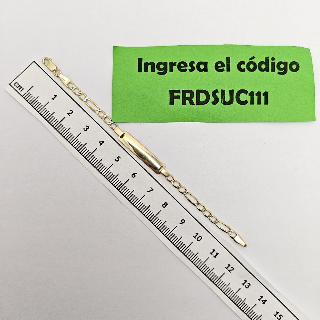 ESCLAVA ORO, ORO COMBINADO 14 K 2.8 GRMS (SEMINUEVO)