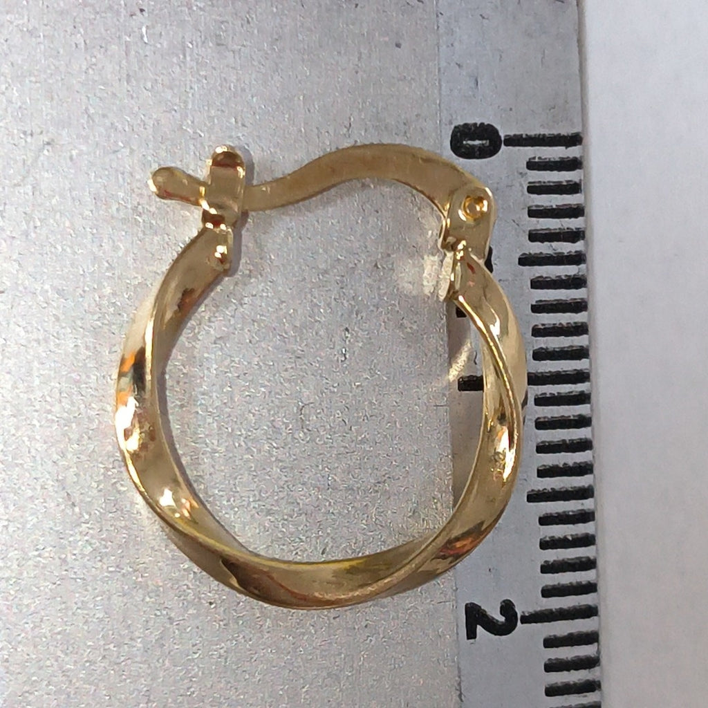 ARRACADAS PAR ORO 10 K 1.3 GRMS (SEMINUEVO)