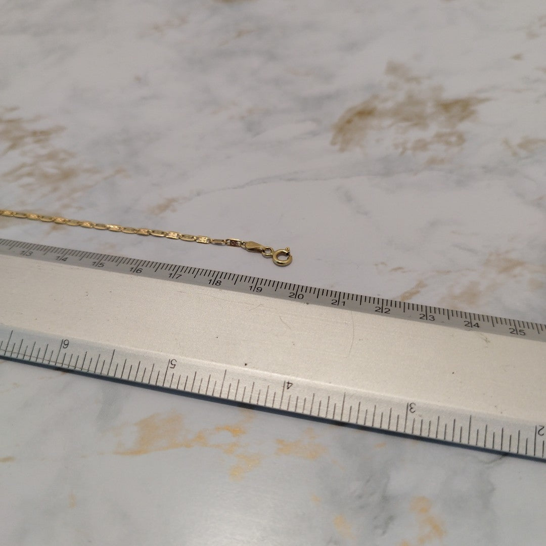 PULSERA ORO COMBINADO 14 K 1,50 GRMS (SEMINUEVO)