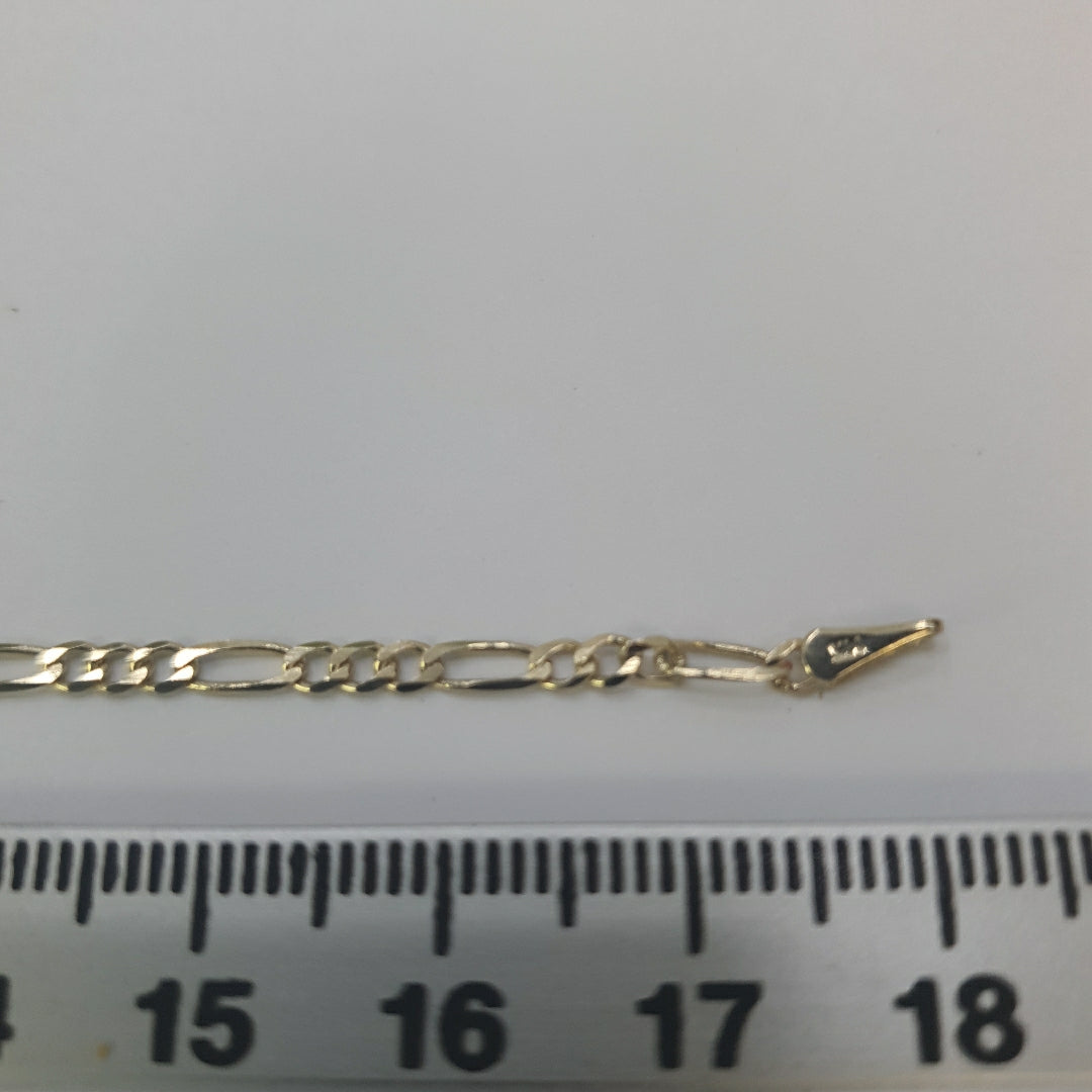 PULSERAS 3X1 ORO 14K 18 CM 1.8 GR (NUEVO)