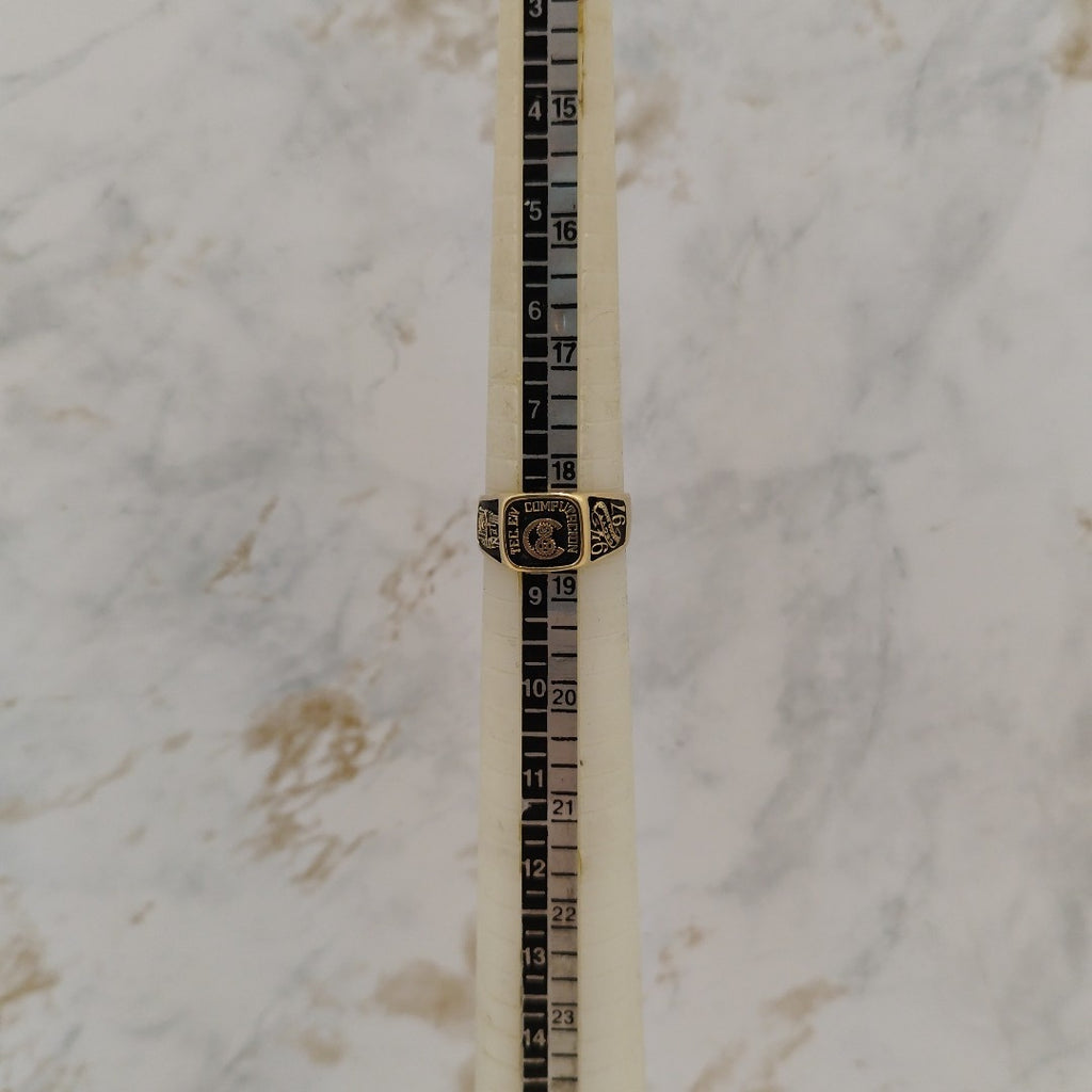 ANILLO DE GRADUACIÓN ORO 14 K 5,70 GRMS (SEMINUEVO)