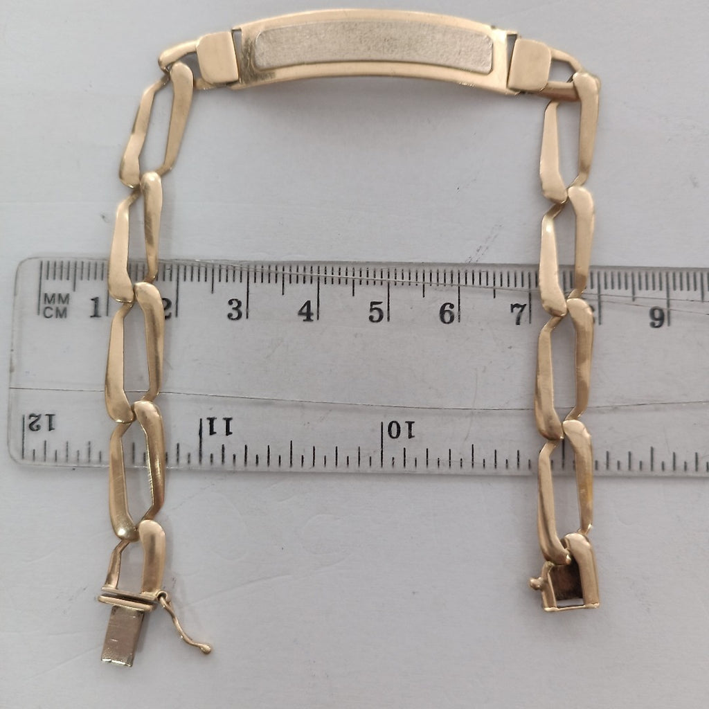 ESCLAVA ORO,RODIADO 14 K 12,90 GRMS (SEMINUEVO)