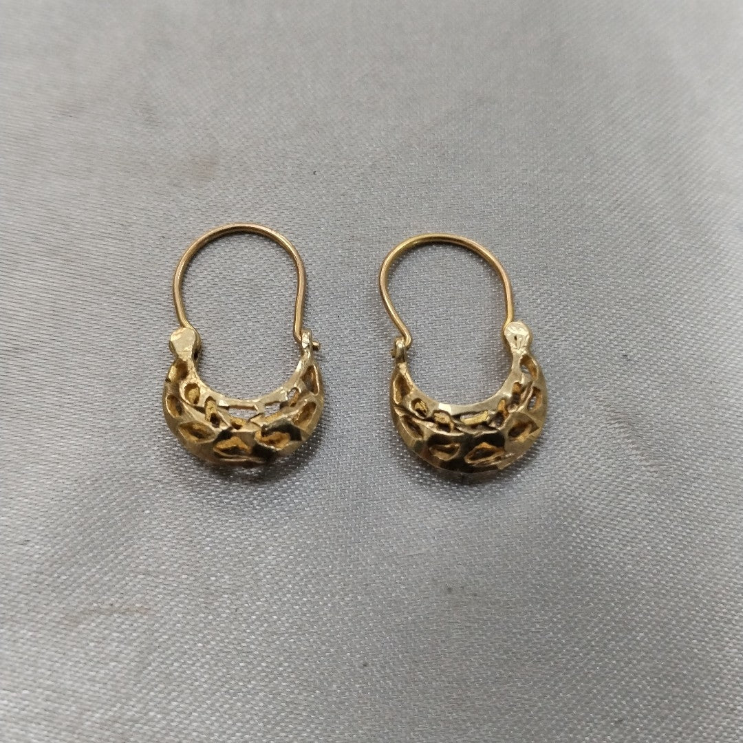 ARETES PAR ORO 10 K 1.1 GRMS (SEMINUEVO)