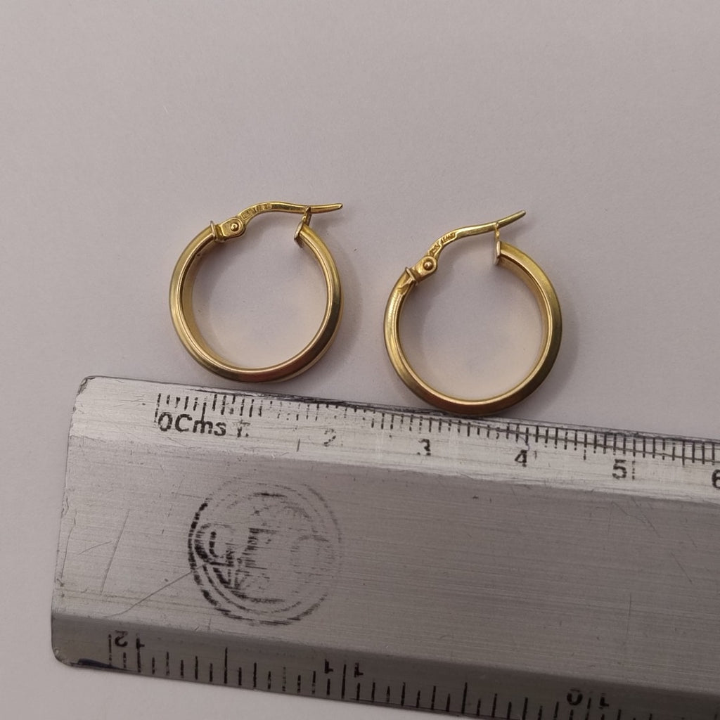 ARRACADAS PAR ORO 14 K 1.6 GRMS (SEMINUEVO)