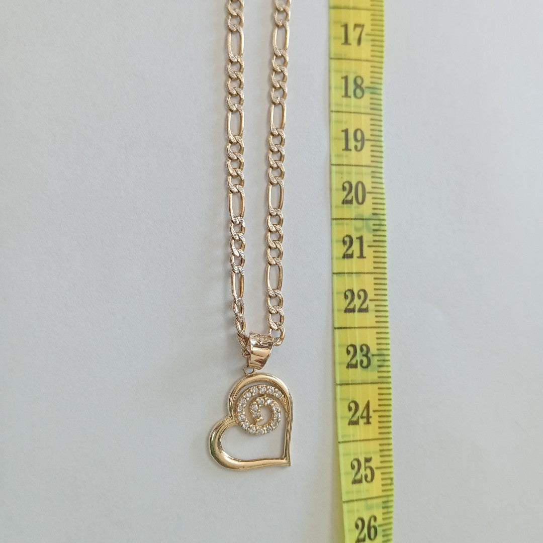 CADENA, MEDALLA RELIGIOSA ORO 10 K 5 GRMS (SEMINUEVO)