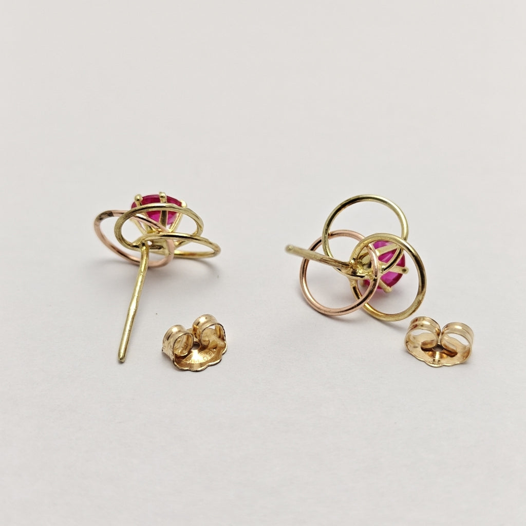 BROQUELES PAR ORO 14 K 1.5 GRMS (SEMINUEVO)