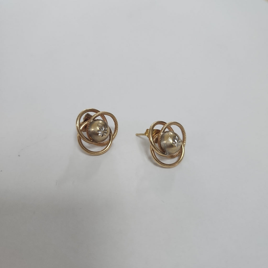 BROQUELES PAR ORO 14 K 1.9 GRMS (SEMINUEVO)
