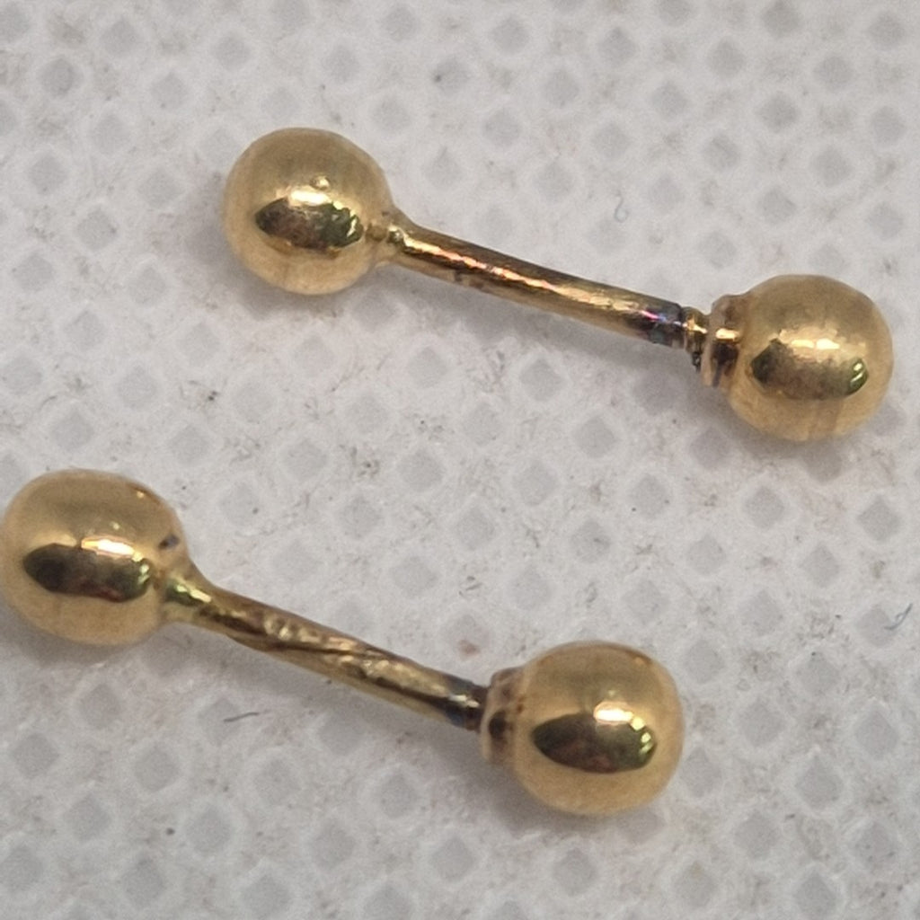 BROQUELES PAR ORO 14 K 0,30 GRMS (SEMINUEVO)