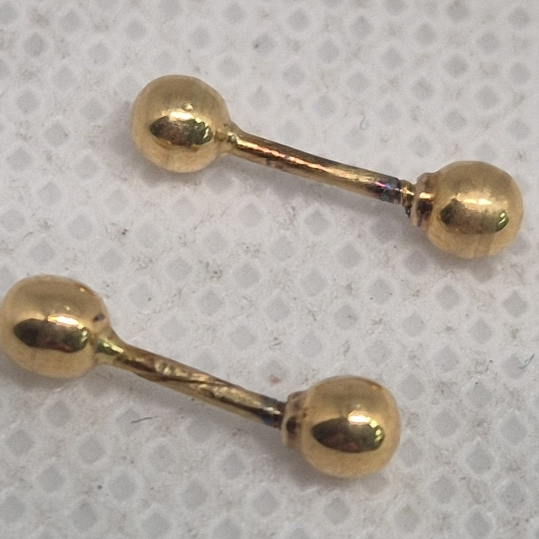 BROQUELES PAR ORO 14 K 0,30 GRMS (SEMINUEVO)