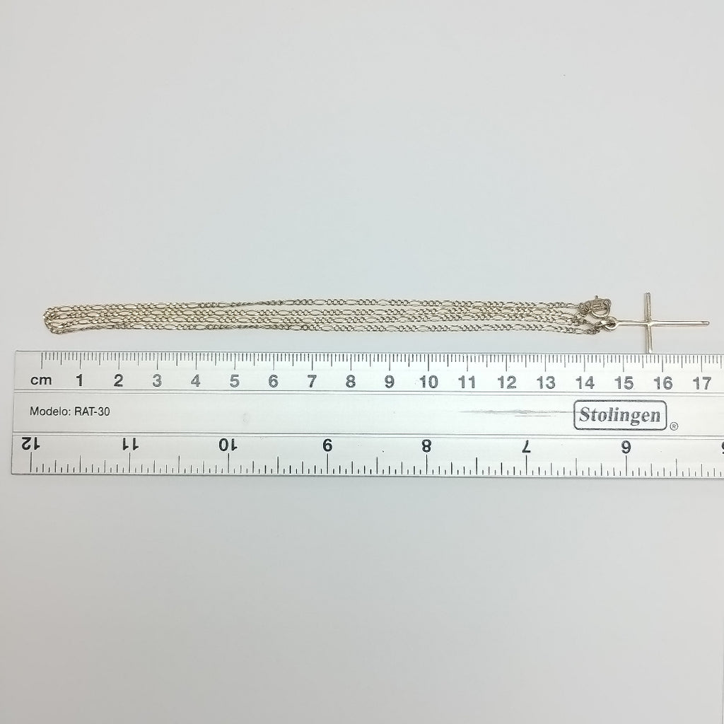 CADENA, CRUZ ORO 14 K 4.2 GRMS (SEMINUEVO)