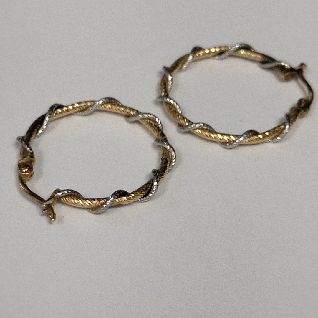 ARRACADAS PAR ORO 14 K 3,00 GRMS (SEMINUEVO)