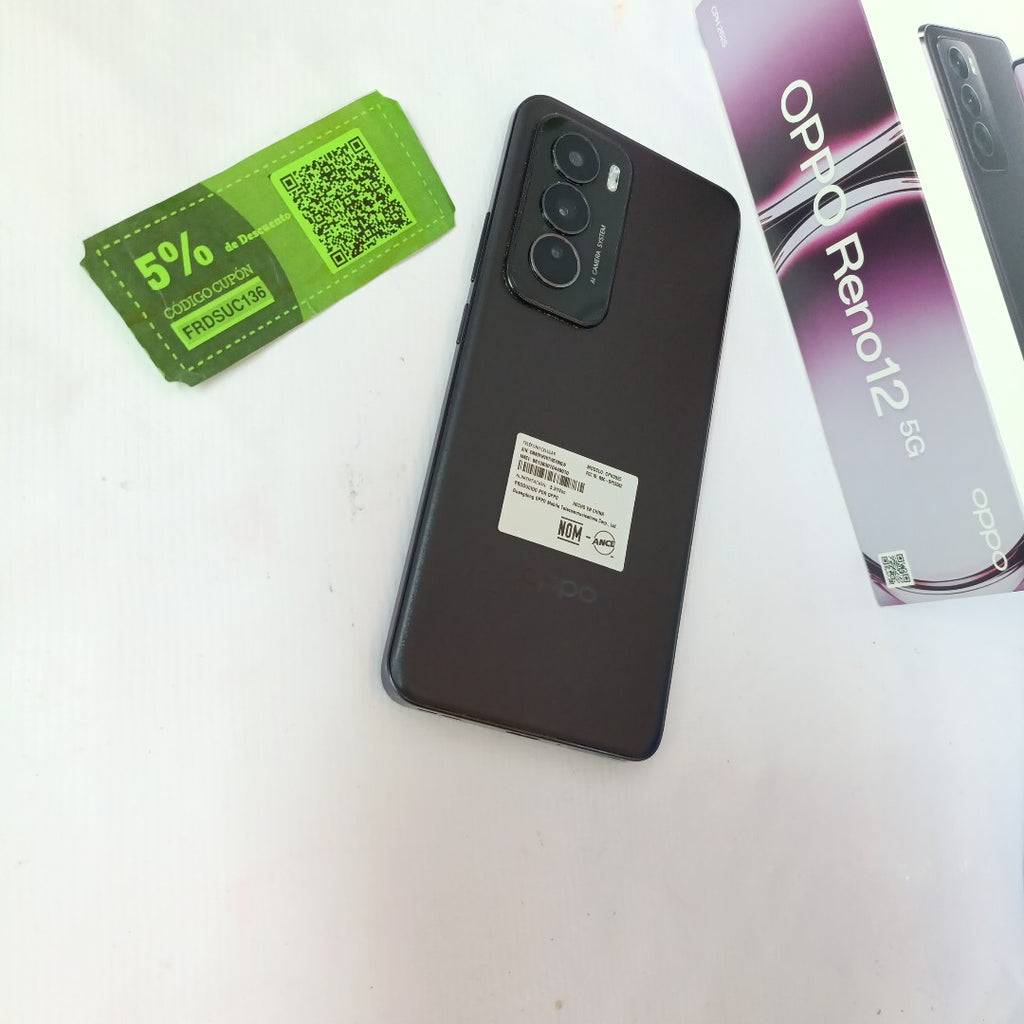 CELULAR OPPO RENO12 5G CPH2625 (2024) 512 GB 12 GB RAM (SEMINUEVO)