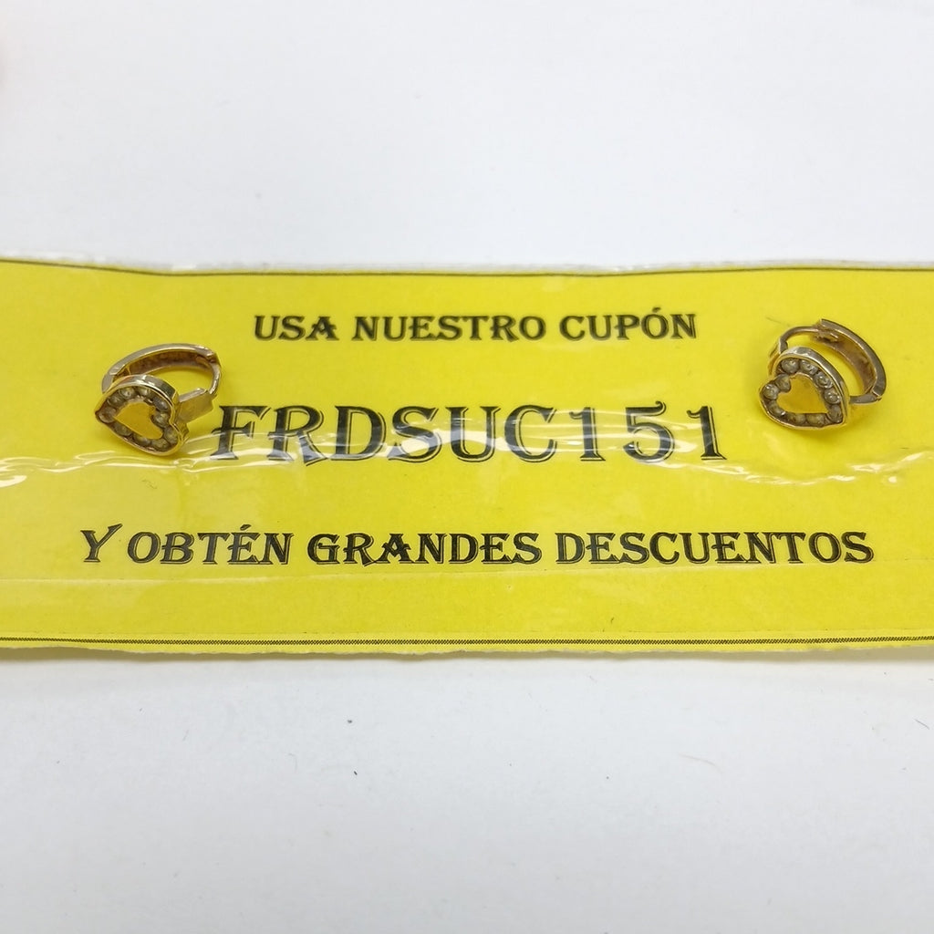 ARETES PAR ORO 10 K 1,80 GRMS (SEMINUEVO)