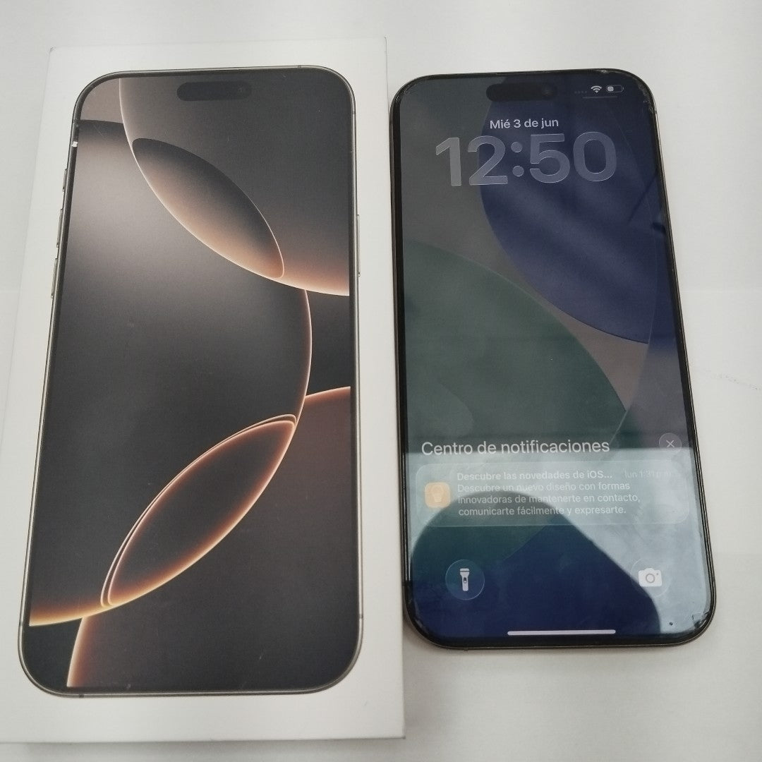 CELULAR APPLE IPHONE 16 PRO MAX A3295 (2024) 256 GB 8 GB RAM (SEMINUEVO)
