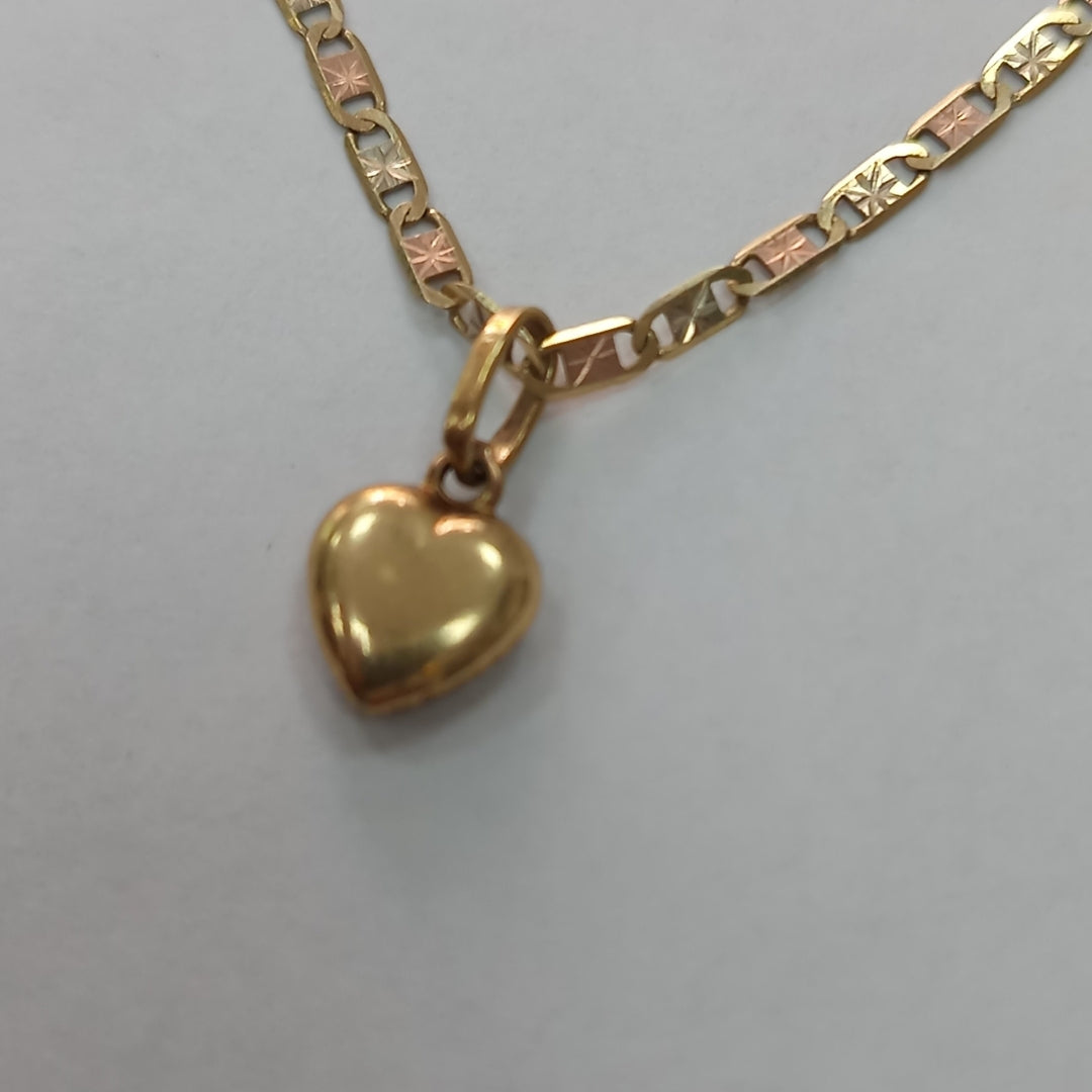 CADENA, DIJE ORO 10 K 4.2 GRMS (SEMINUEVO)