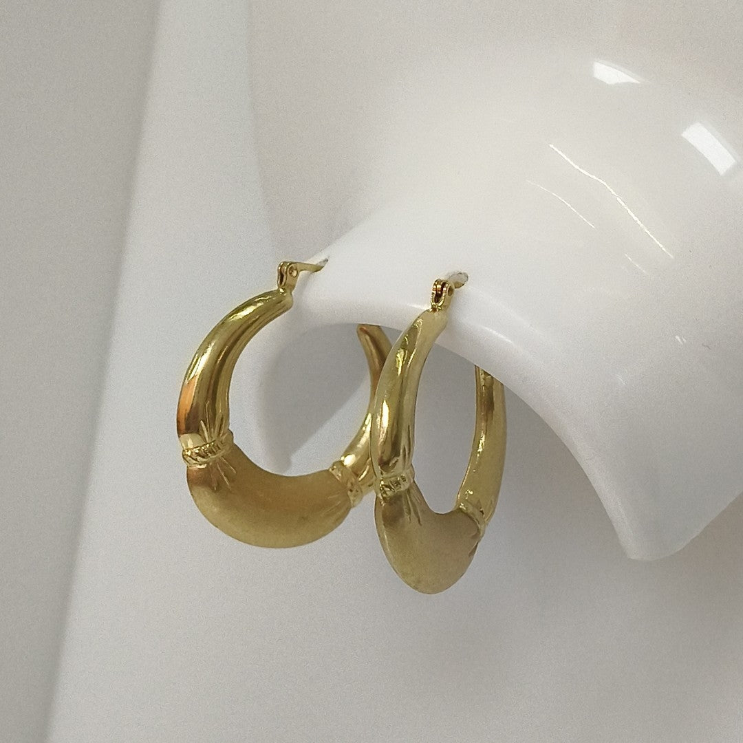 ARRACADAS PAR ORO 14 K 3,80 GRMS (SEMINUEVO)