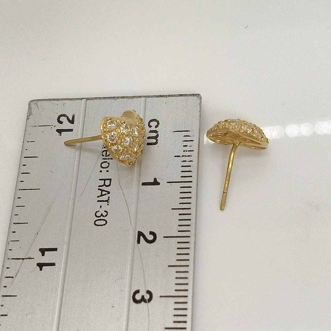 BROQUELES PAR ORO 18 K 2.1 GRMS (SEMINUEVO)
