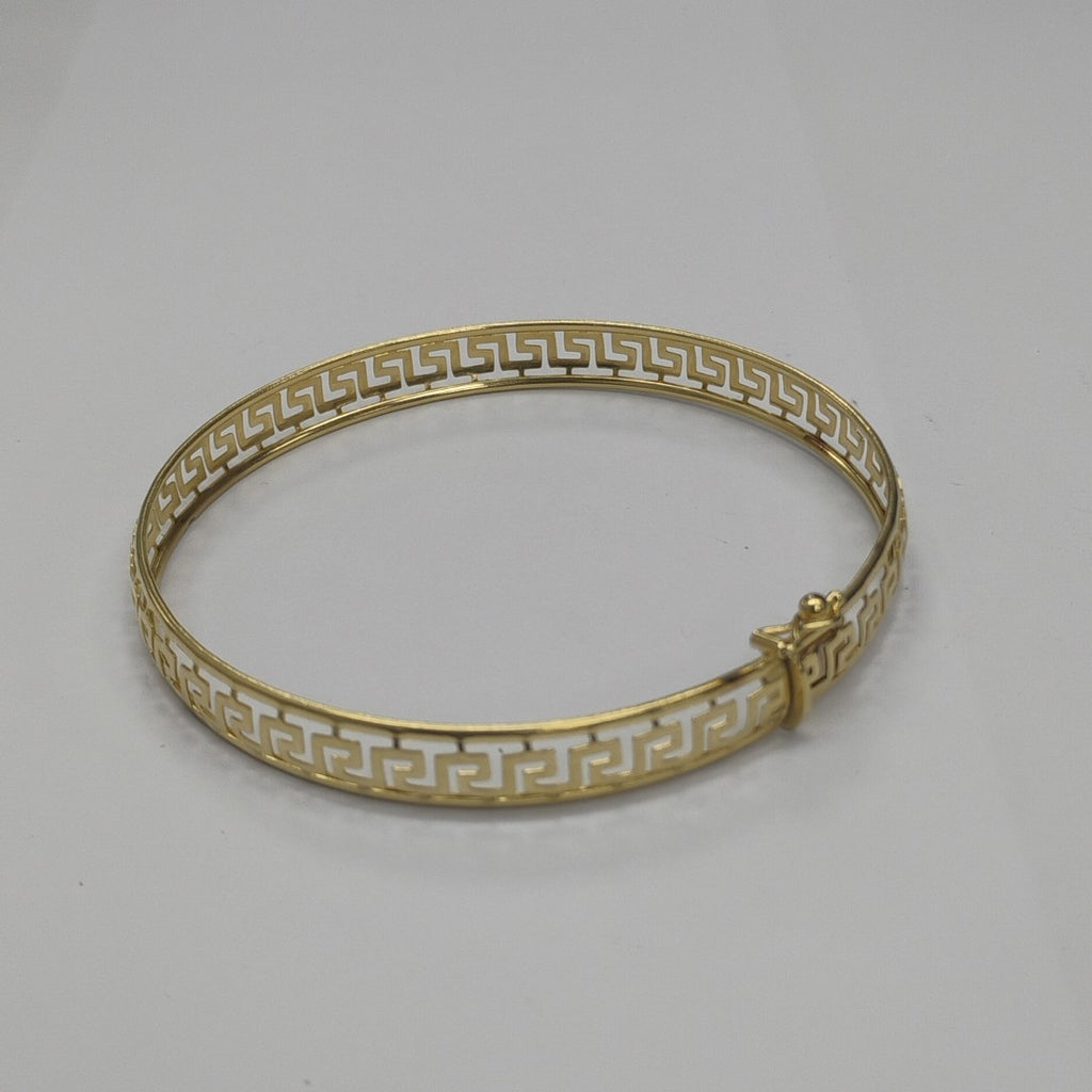 PULSERA RIGIDA ORO 14 K 7.3 GRMS (SEMINUEVO)