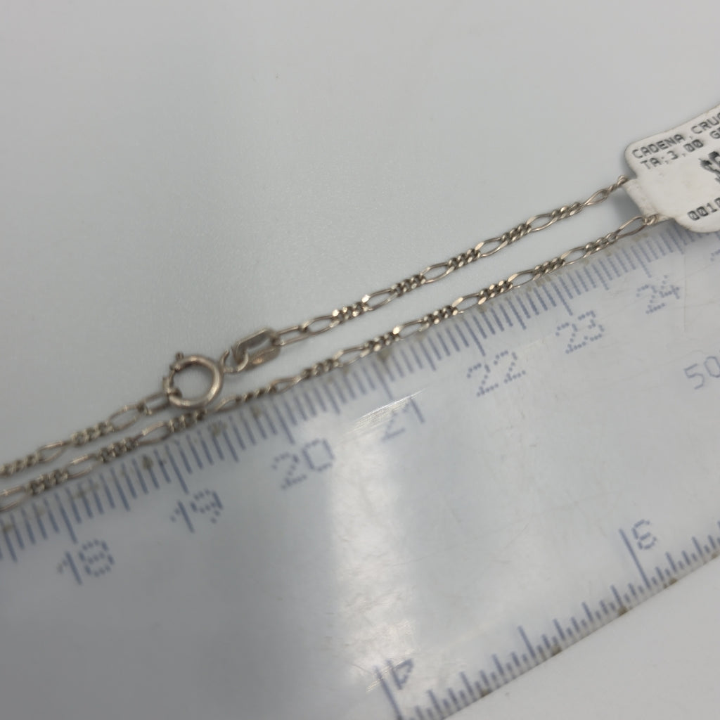 CADENA,CRUCIFIJO PLATA 3,00 GRMS (SEMINUEVO)